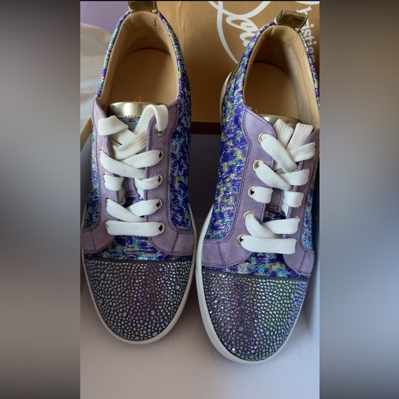 Louboutin sneakers!!   Authentic rare, Crystals perfect, Version Digitale ⭐️ - Picture 6 of 15